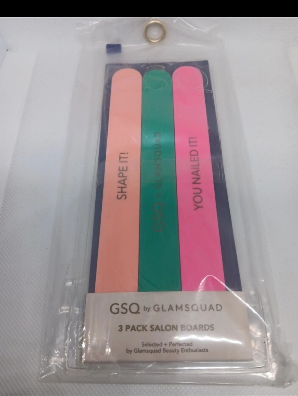 GSQ By Glam Squad Nail File Salon Boards Lot Of 3 NIP
